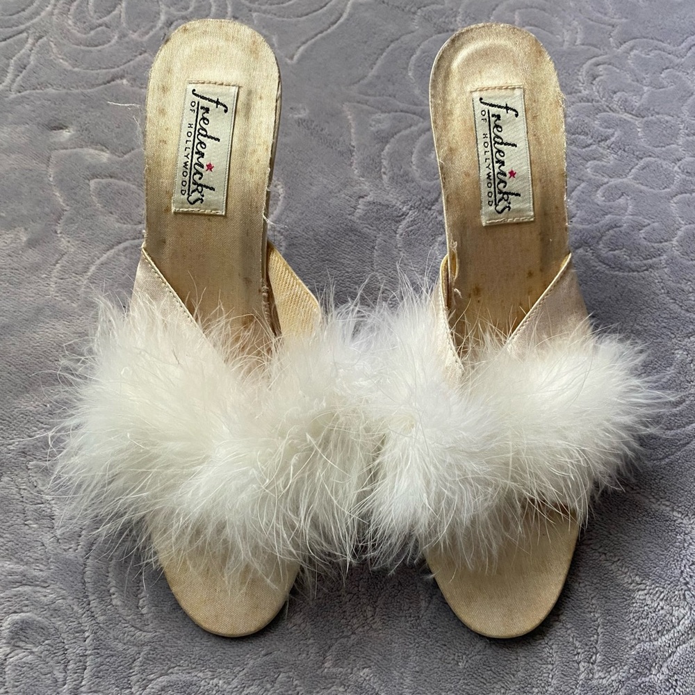 White Feathered Women's Shoes